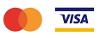 Cards accepted, VISA and Mastercard
