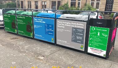 On-street bin hub