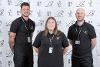 Left to right - Marc McMahon (Electrician) Stephanie Wright (Painter and Decorator) Kieran McKenna (Electrician)