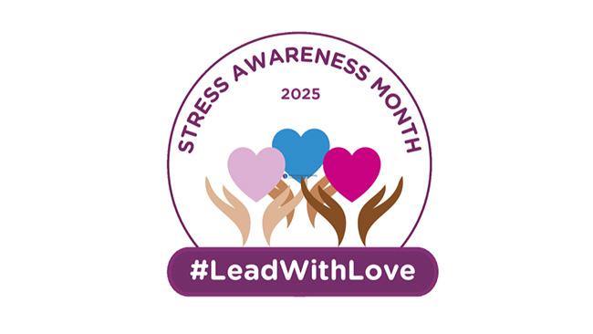 Stress Awareness Month 2025 logo Stress Awareness Month 2025 logo