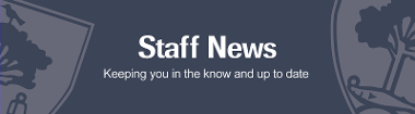Staff news