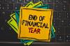 End of Financial Year