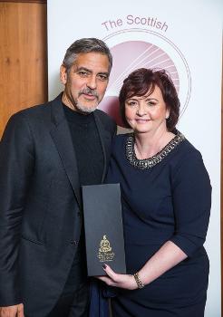 George Clooney and Lord Provost 