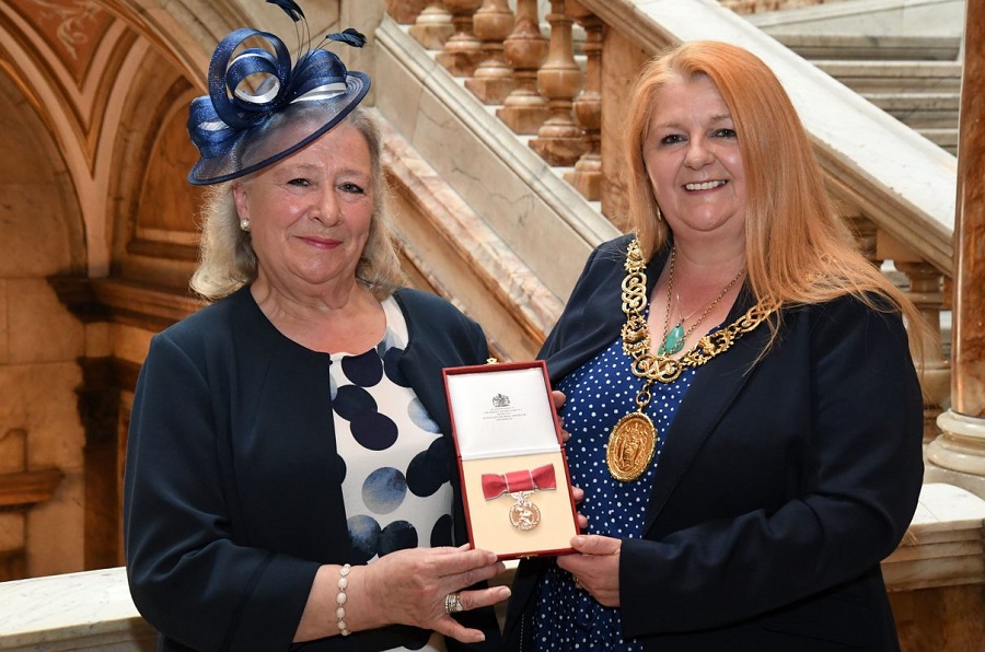 Lord Provost presents British Empire Medal to NHS hospital worker 