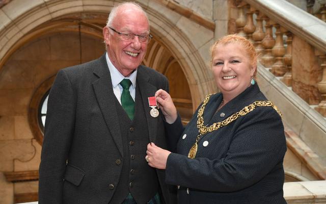 NHS Chief Executive presented with British Empire Medal 