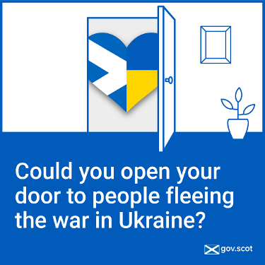 Homes for Ukraine campaign banner 