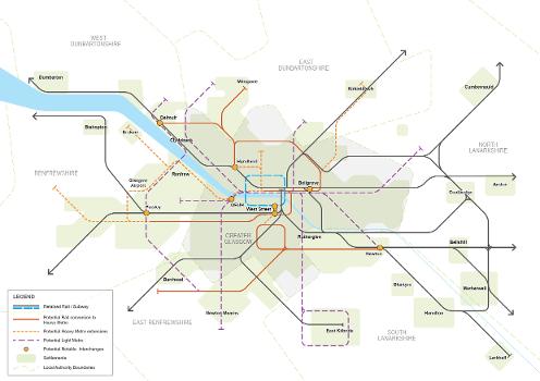 Image of Clyde Metro map 