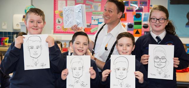 Glasgow pupils get creative with famous comic artist 